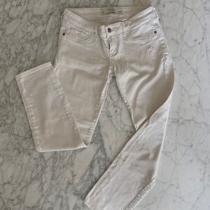 Vintage Abercrombie & Fitch White Skinny Jeans